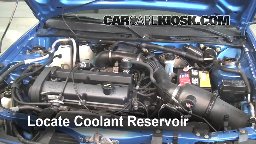 2002 Ford Escort ZX2 2.0L 4 Cyl. Coolant (Antifreeze) Add Coolant